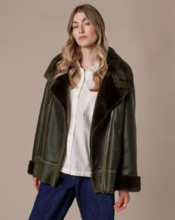 Sheepskin Aviator Jacket -Celtic & Co 200135
