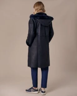 Drawcord Detail Hooded Coat -Celtic & Co 200145