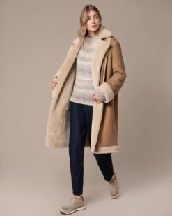 Exposed Wool Detail Coat 12 Exposed Wool Detail Coat -Celtic & Co 200153