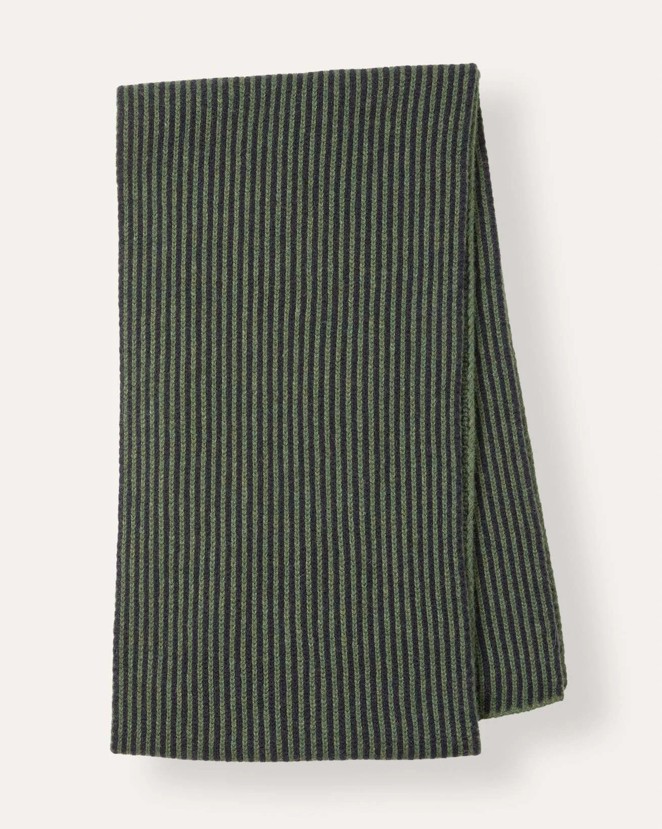 Men's Lambswool Vertical Stripe Scarf 4 Men's Lambswool Vertical Stripe Scarf - Image 2