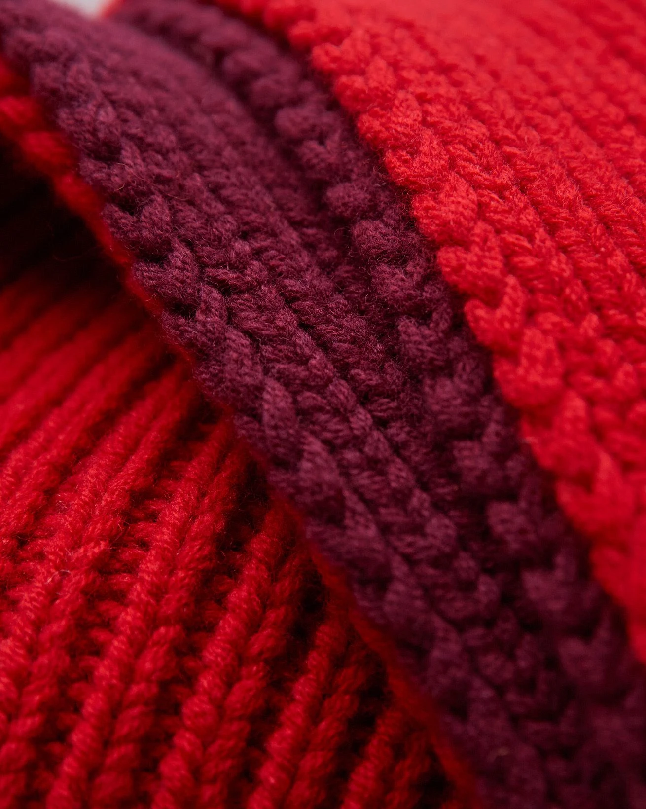 Lambswool Colourblock Scarf 5 Lambswool Colourblock Scarf - Image 3