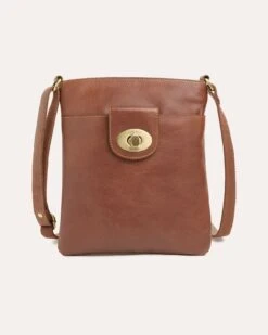 Twist Lock Cross Body Bag