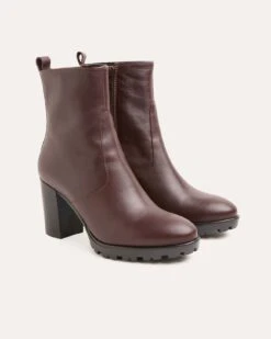 Block Heel Ankle Boots