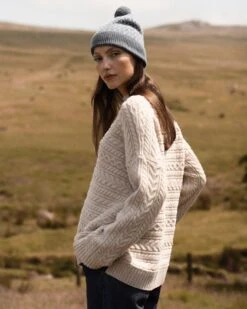 Horizontal Cable Sweater