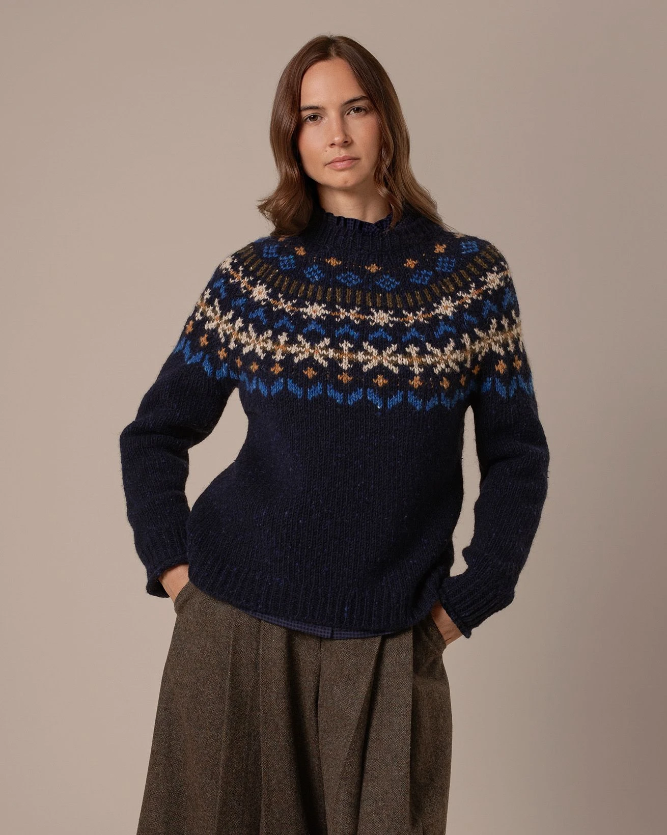 Nordic Yoke Fair Isle Sweater 7 Nordic Yoke Fair Isle Sweater - Image 5