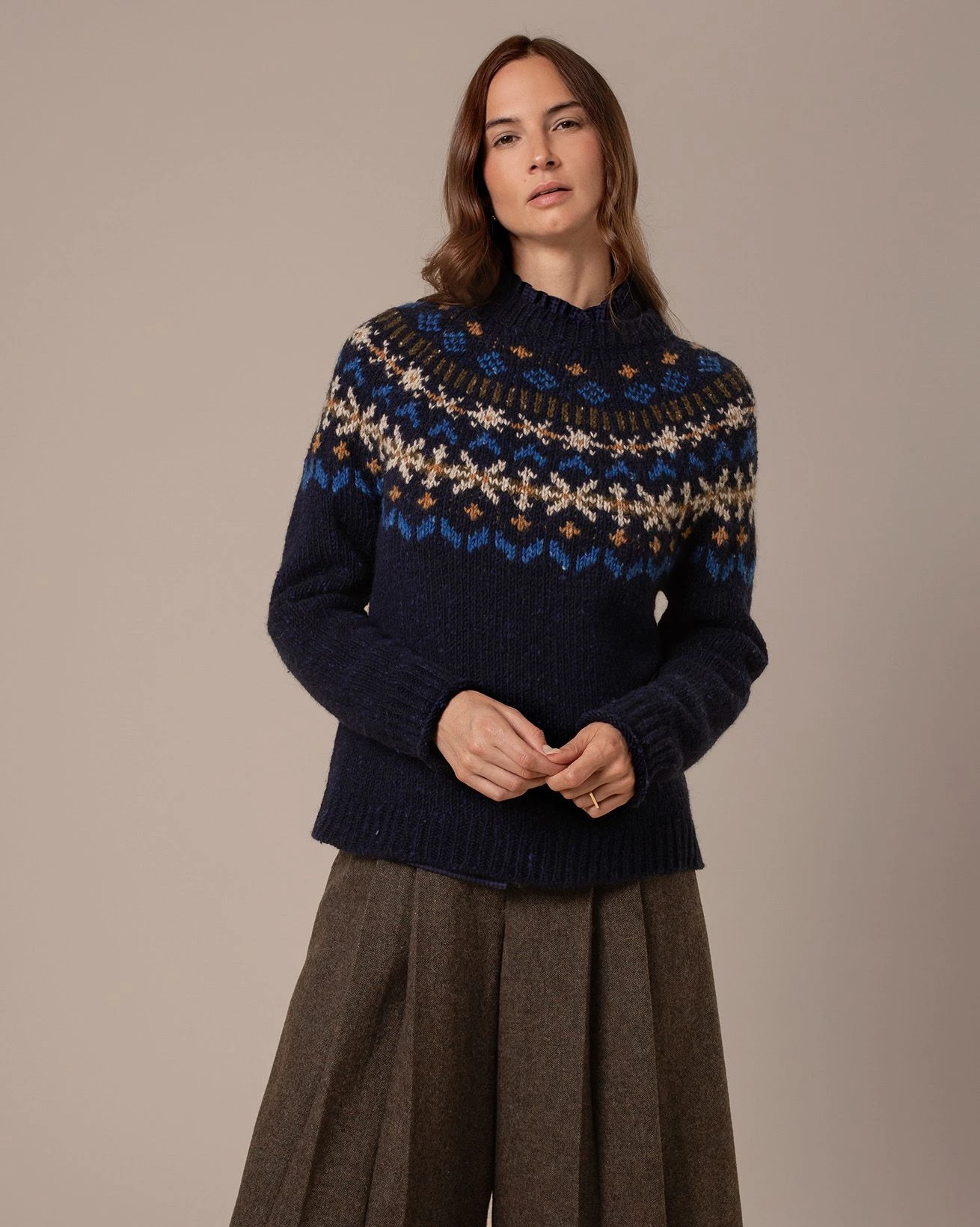 Nordic Yoke Fair Isle Sweater 4 Nordic Yoke Fair Isle Sweater - Image 2