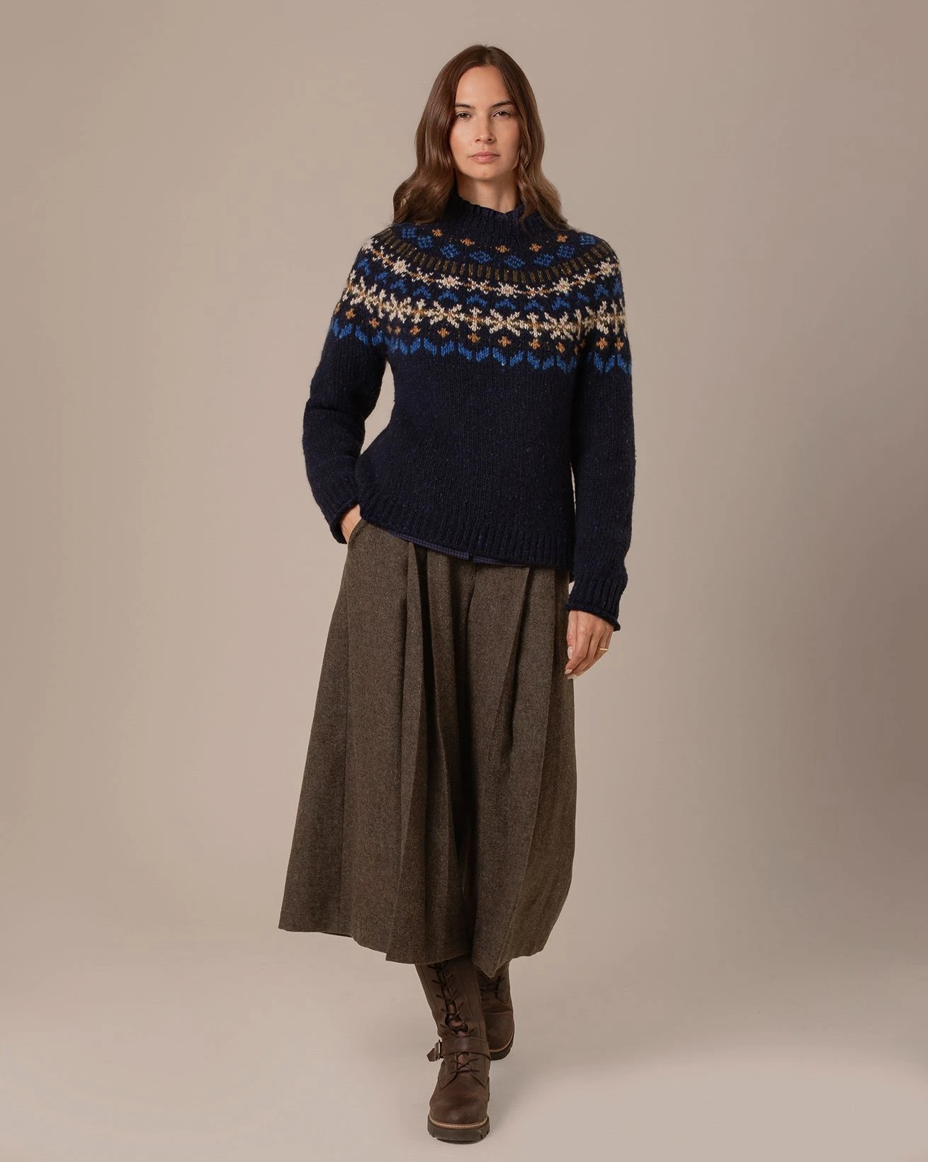 Nordic Yoke Fair Isle Sweater 8 Nordic Yoke Fair Isle Sweater - Image 6
