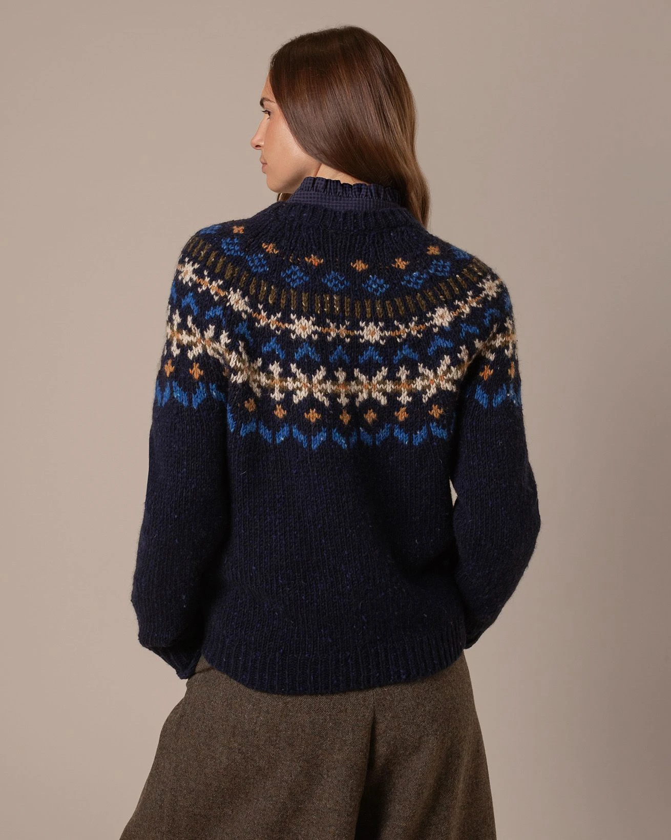 Nordic Yoke Fair Isle Sweater 6 Nordic Yoke Fair Isle Sweater - Image 4