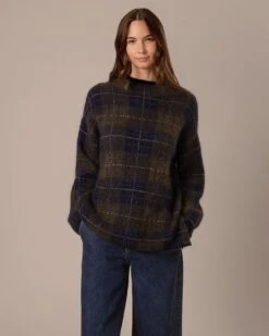 Mohair Check Tunic -Celtic & Co 203975