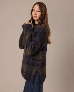Mohair Check Tunic -Celtic & Co 203977