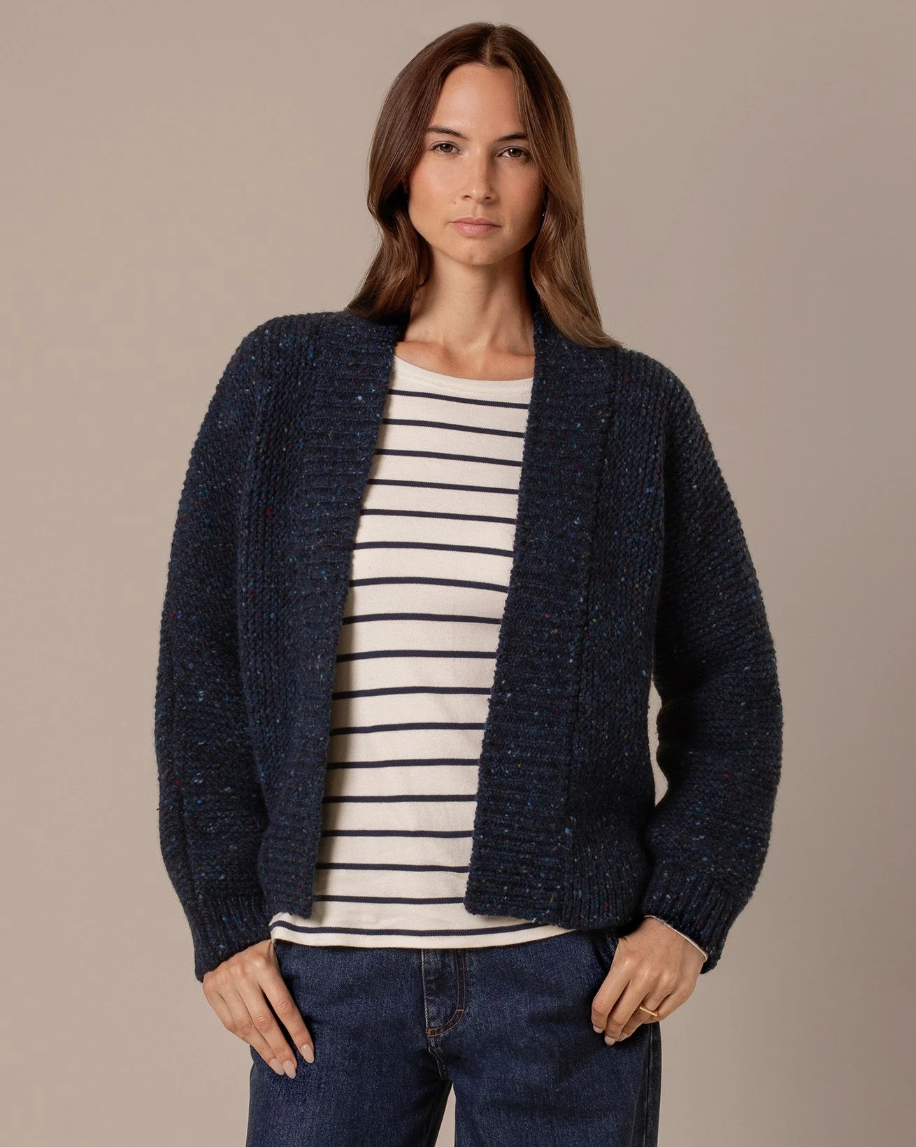 Donegal Garter Stitch Cardigan 4 Donegal Garter Stitch Cardigan - Image 2