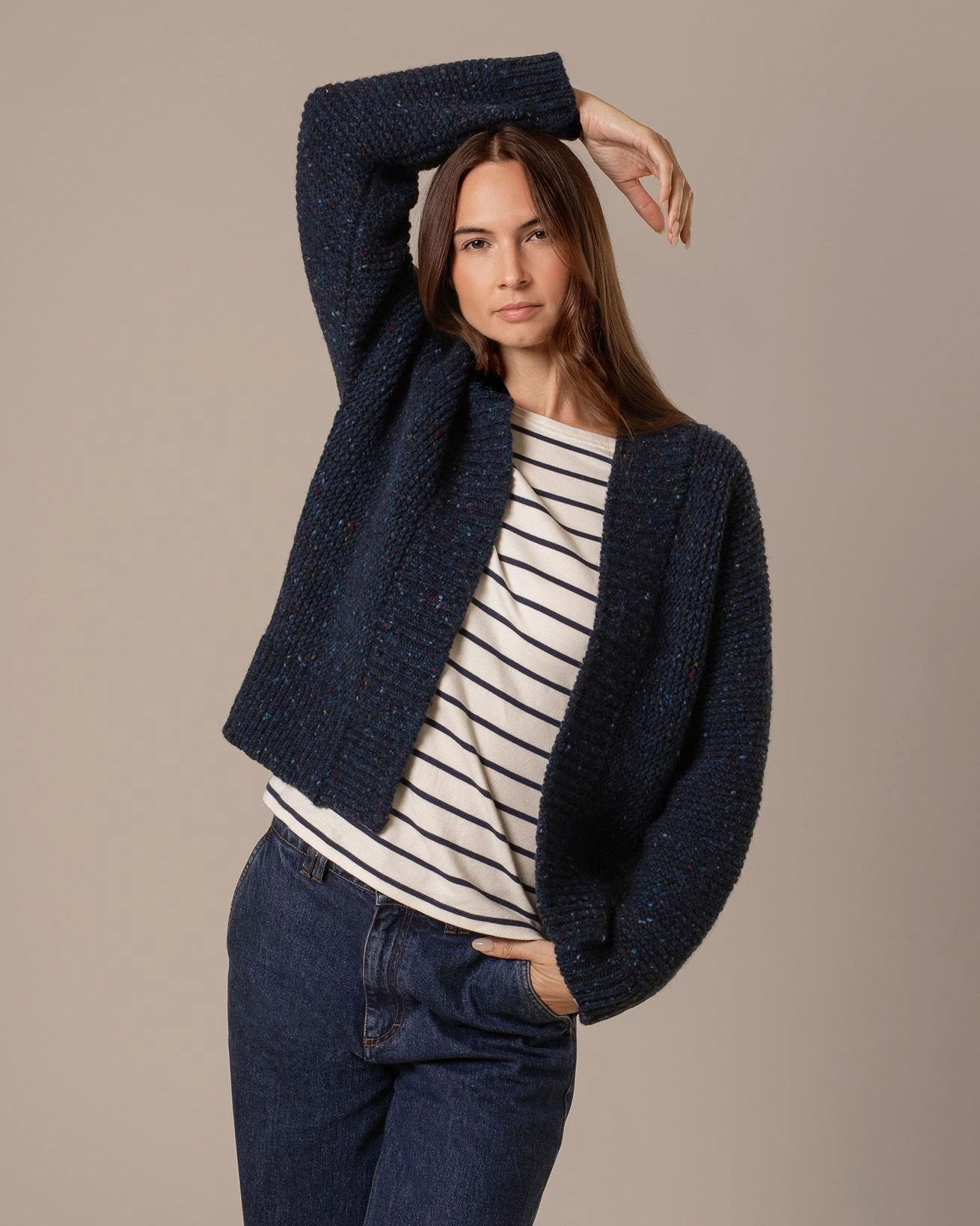 Donegal Garter Stitch Cardigan 5 Donegal Garter Stitch Cardigan - Image 3