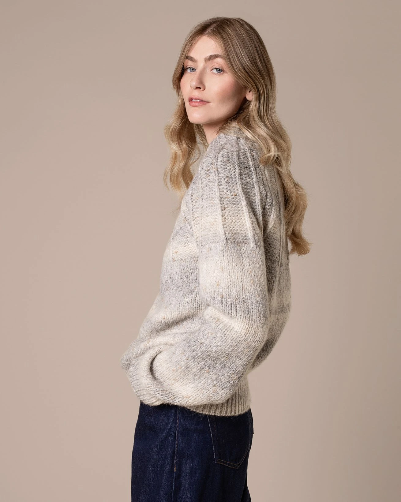 Sunbeam Stitch Yoke Sweater 6 Sunbeam Stitch Yoke Sweater - Image 4