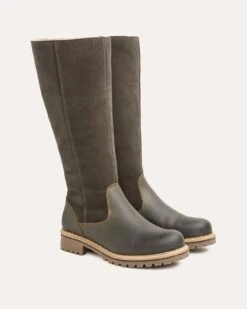 Waterproof Shearling Lined Tall Boots -Celtic & Co 204211