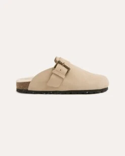 Shearling Lined Strap Detail Clogs 10 Shearling Lined Strap Detail Clogs -Celtic & Co 204225