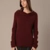 Supersoft Collared Slouch Sweater -Celtic & Co 204510