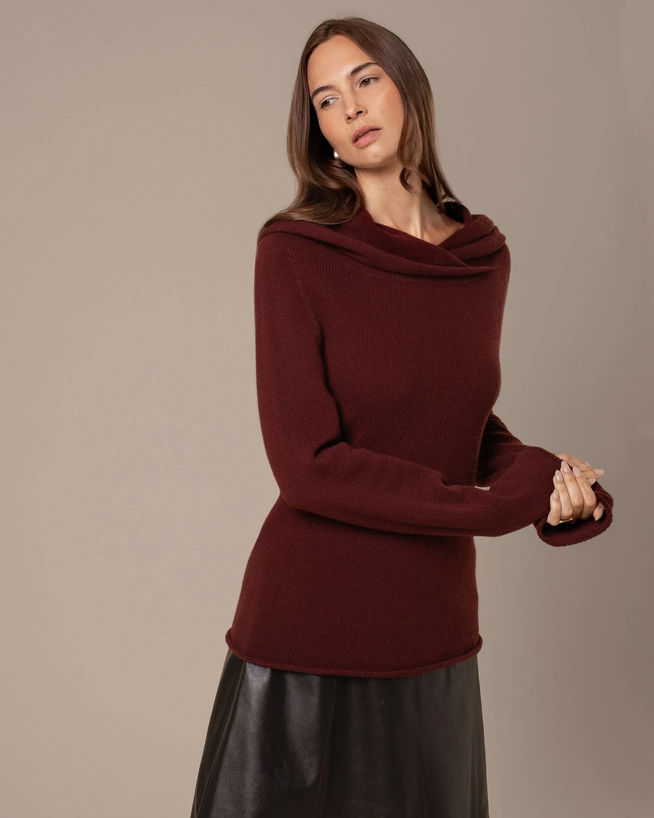 Supersoft Collared Slouch Sweater 4 Supersoft Collared Slouch Sweater - Image 2