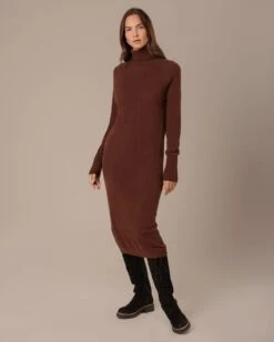Supersoft Turtleneck Dress -Celtic & Co 204596