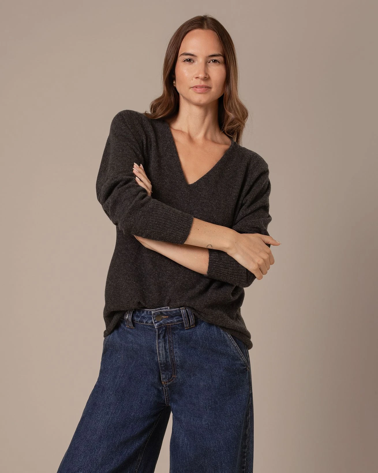 Supersoft Slouch V Neck Sweater 5 Supersoft Slouch V Neck Sweater - Image 3