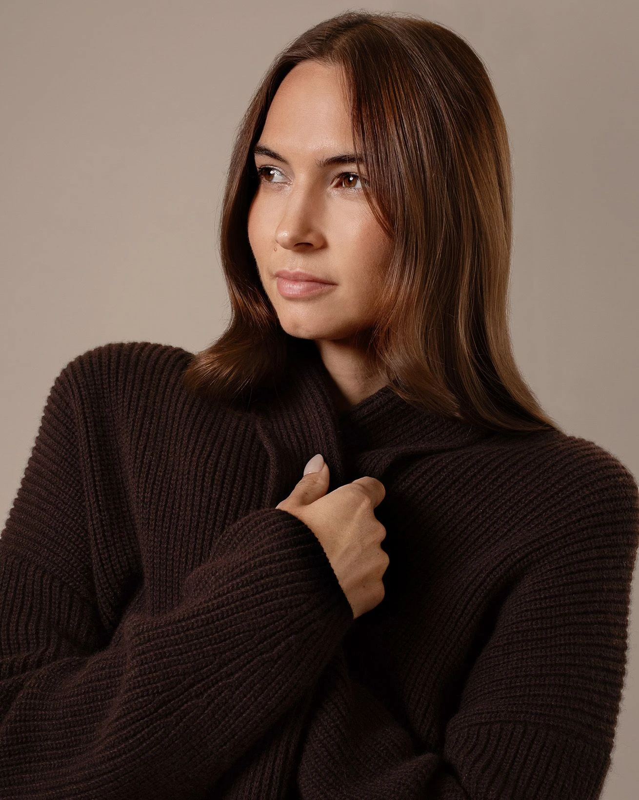 Longline Lambswool Rib Shawl Cardigan 9 Longline Lambswool Rib Shawl Cardigan - Image 7