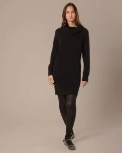 Lambswool Slouch Cowl Neck Dress