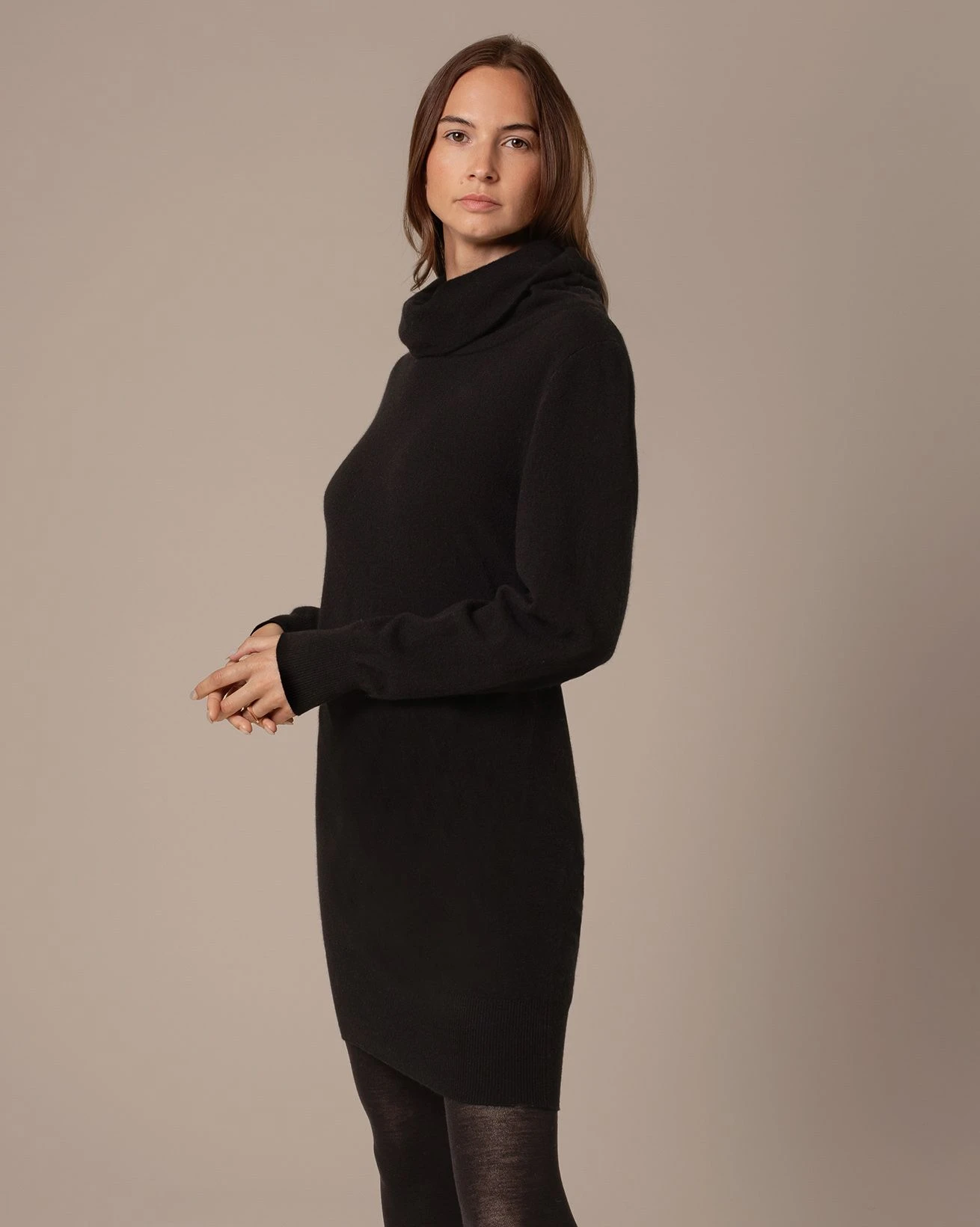 Lambswool Slouch Cowl Neck Dress 6 Lambswool Slouch Cowl Neck Dress - Image 4
