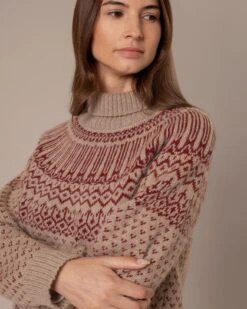 Heritage Fair Isle Roll Neck Sweater 15 Heritage Fair Isle Roll Neck Sweater -Celtic & Co 204797