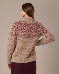 Heritage Fair Isle Roll Neck Sweater 16 Heritage Fair Isle Roll Neck Sweater -Celtic & Co 204798