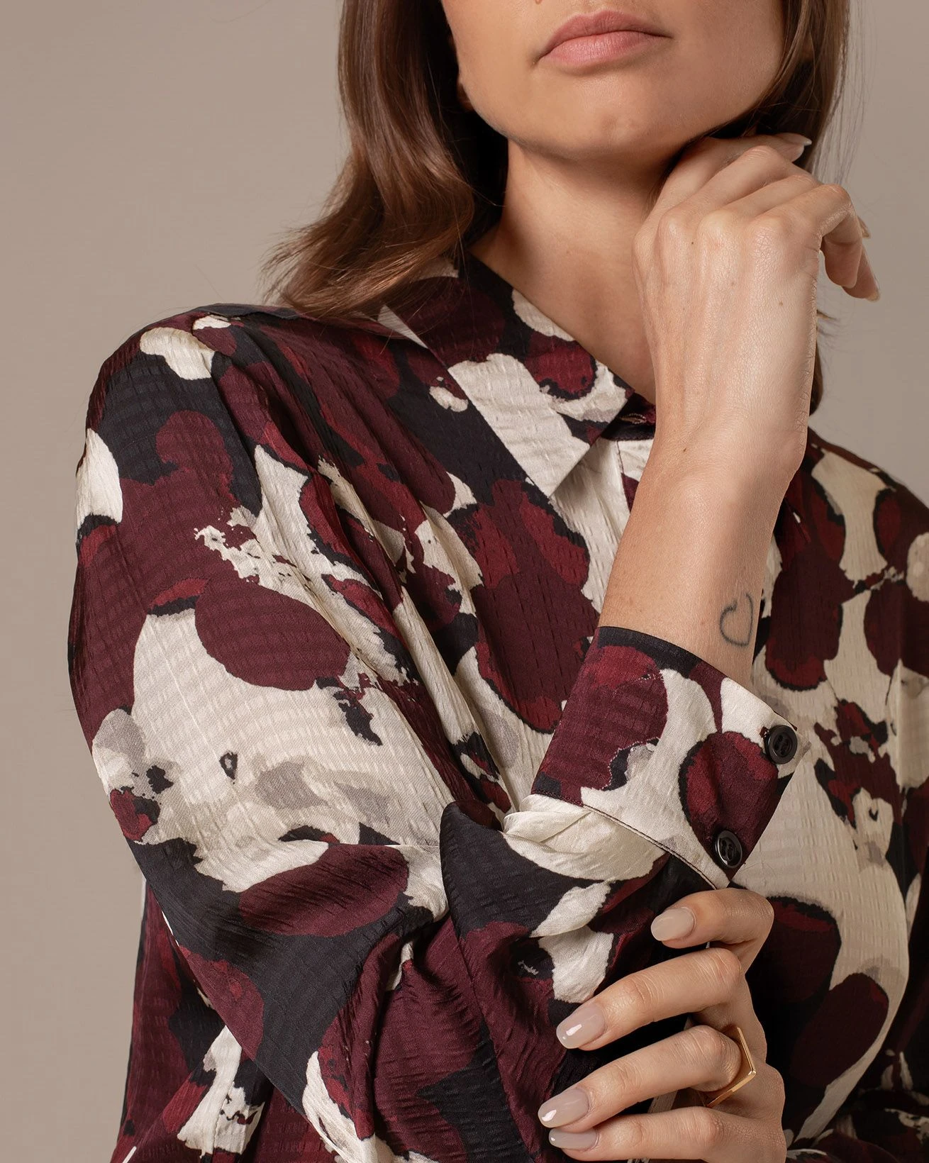 Pleated Black Blouse 4 Pleated Black Blouse - Image 2