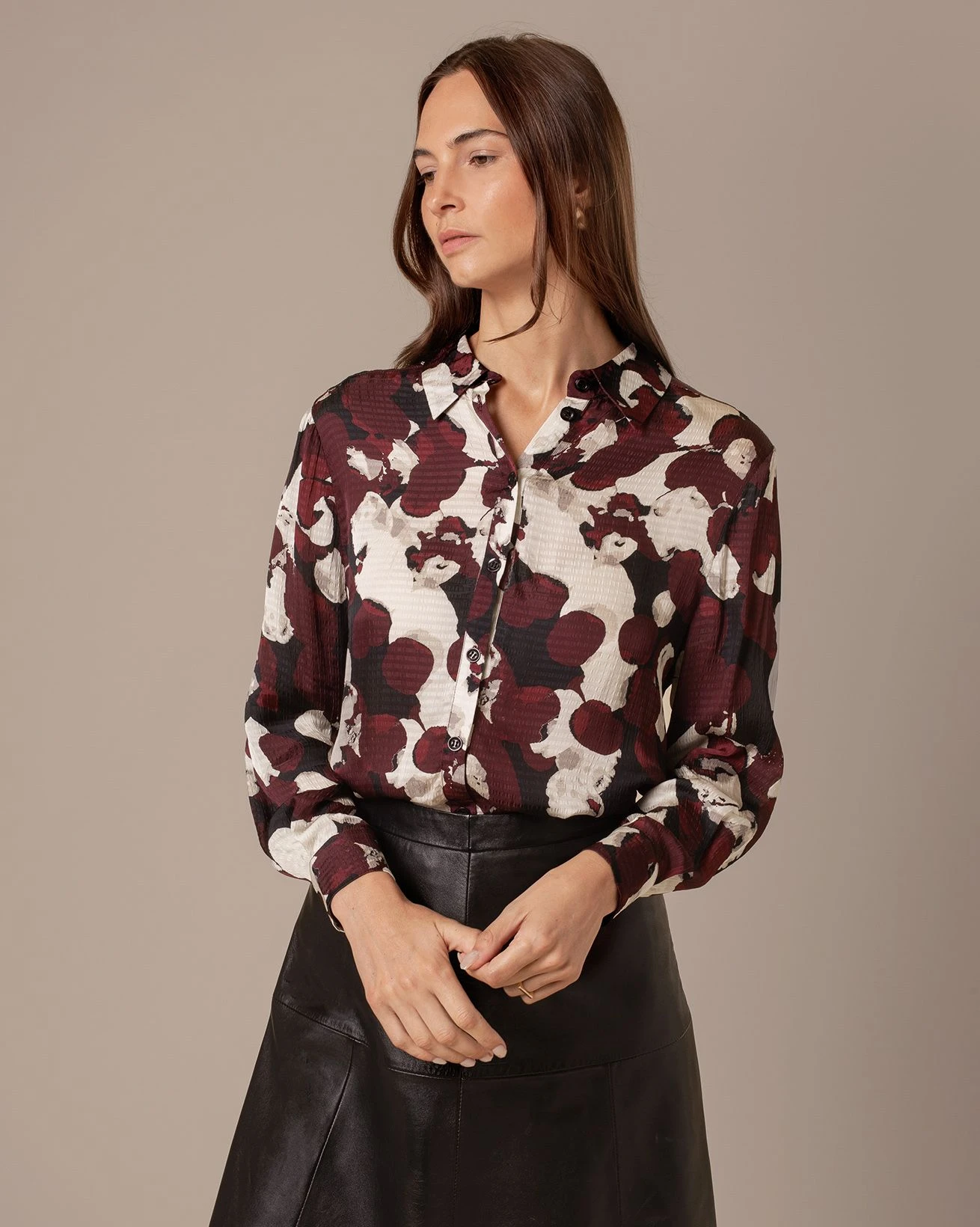 Pleated Black Blouse 8 Pleated Black Blouse - Image 6