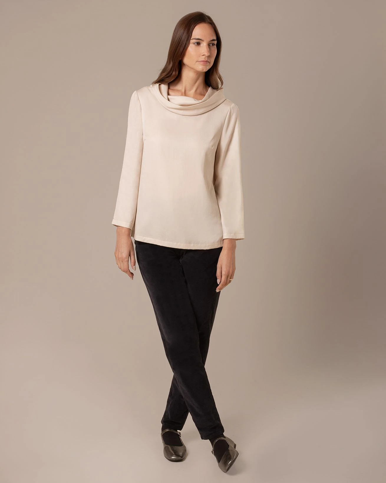 Drape Cowl Neck Top 5 Drape Cowl Neck Top - Image 3