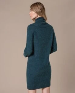Supersoft Turtleneck Knee Length Dress -Celtic & Co 204915