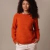 Button Neck Sweater -Celtic & Co 204916