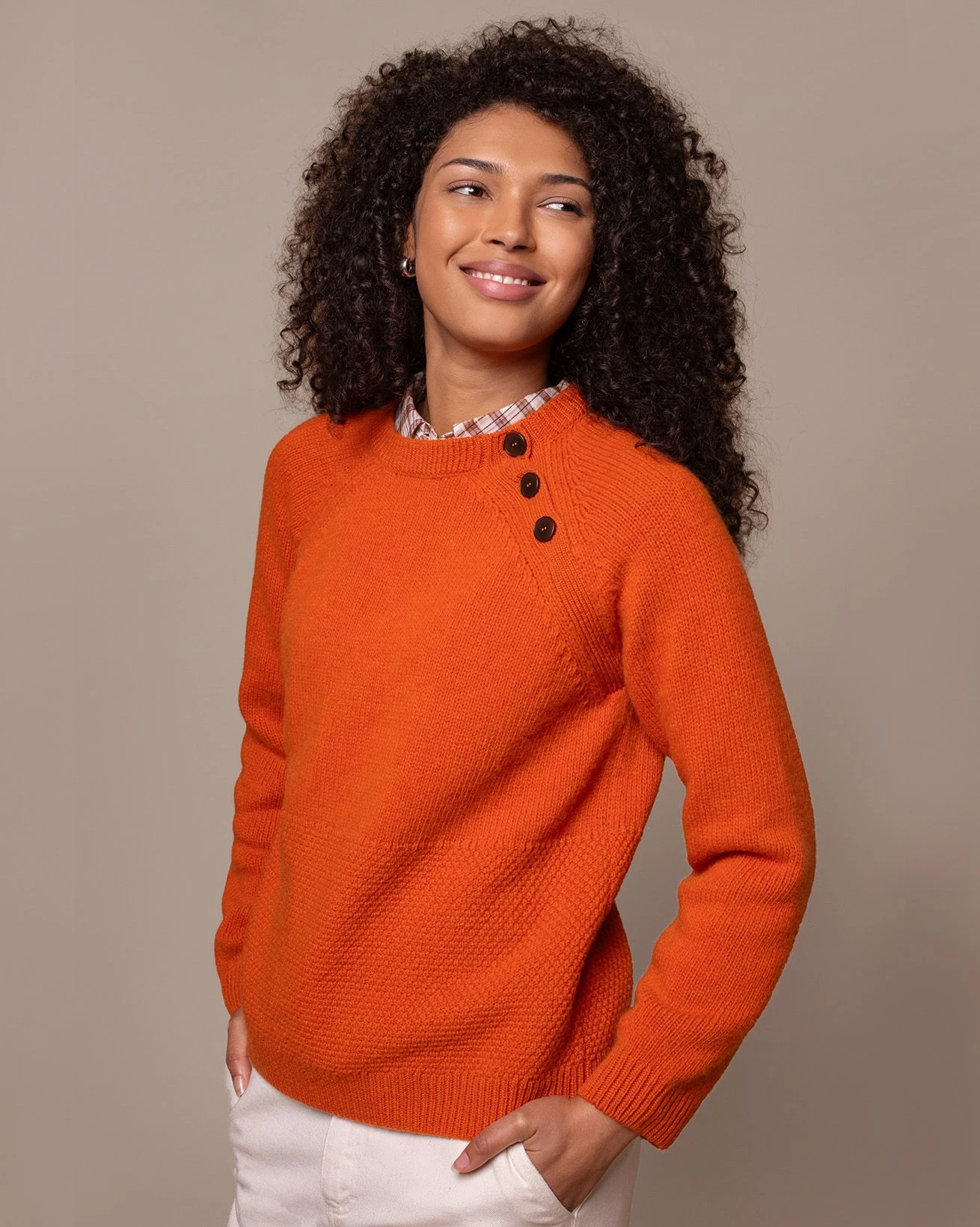 Button Neck Sweater 10 Button Neck Sweater - Image 8