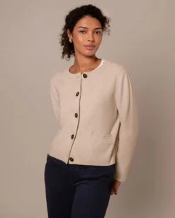 Organic Cotton Boxy Cardigan -Celtic & Co 204940