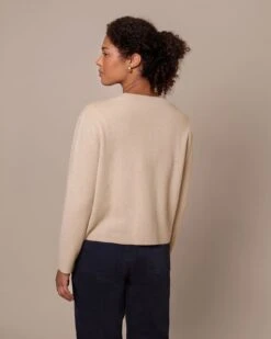 Organic Cotton Boxy Cardigan -Celtic & Co 204942