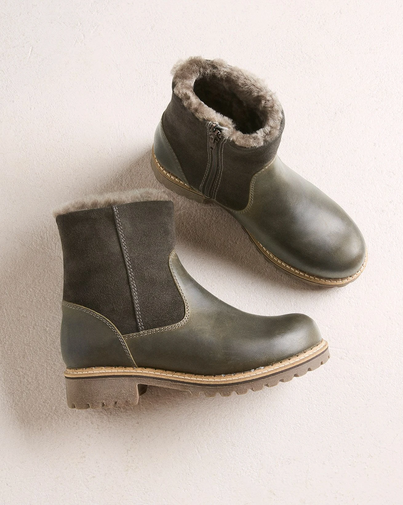 Waterproof Shearling Lined Ankle Boots 3 Waterproof Shearling Lined Ankle Boots