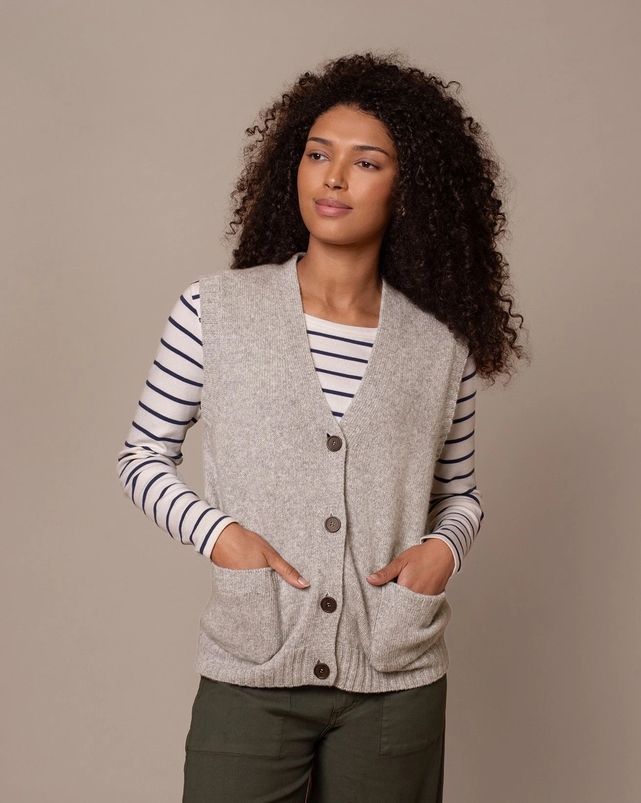 Lambswool Waistcoat 11 Lambswool Waistcoat - Image 9