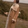 Drape Collar Wrap Coat -Celtic & Co 204998