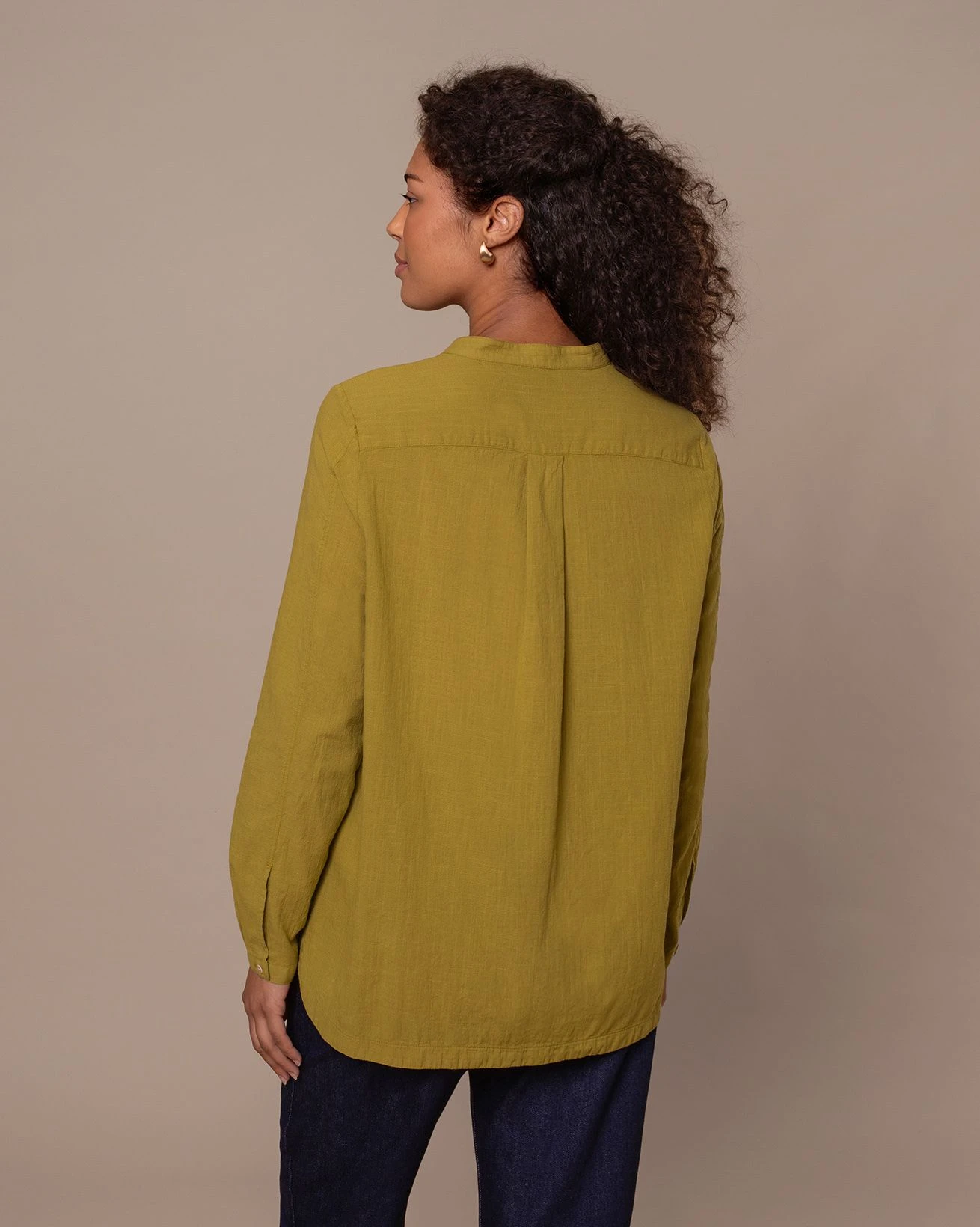 Textured Pleat Back Shirt 4 Textured Pleat Back Shirt - Image 2