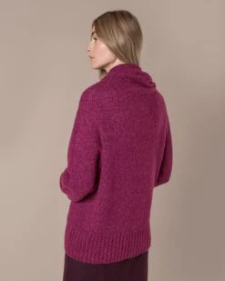 Alpaca / Silk Blend Cowl Neck Sweater 8 Alpaca / Silk Blend Cowl Neck Sweater -Celtic & Co 205925