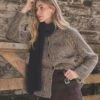 Donegal Funnel Neck Cardigan -Celtic & Co 206324