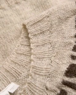 British Wool Chevron Yoke Cardigan 16 British Wool Chevron Yoke Cardigan -Celtic & Co 206678