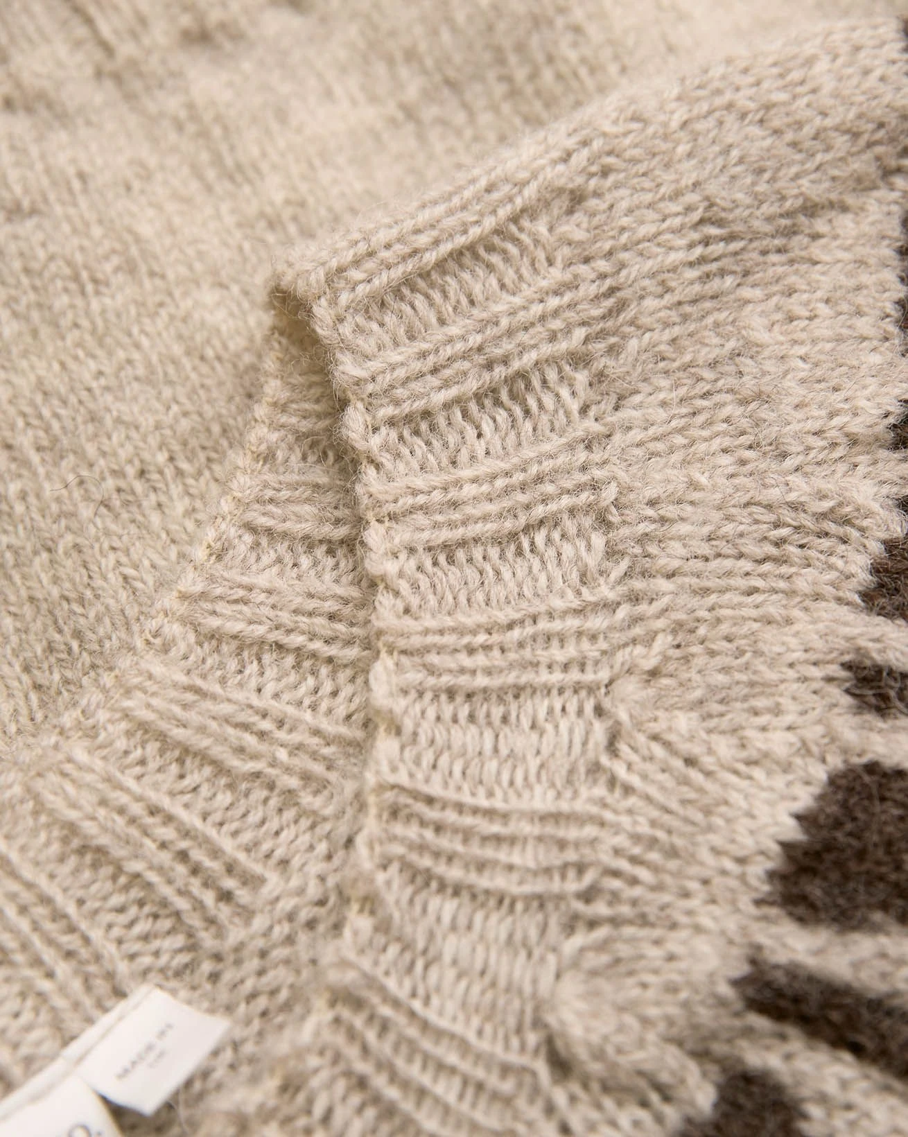 British Wool Chevron Yoke Cardigan 8 British Wool Chevron Yoke Cardigan - Image 6