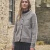 Lofty Textured Yoke Cardigan -Celtic & Co 207174