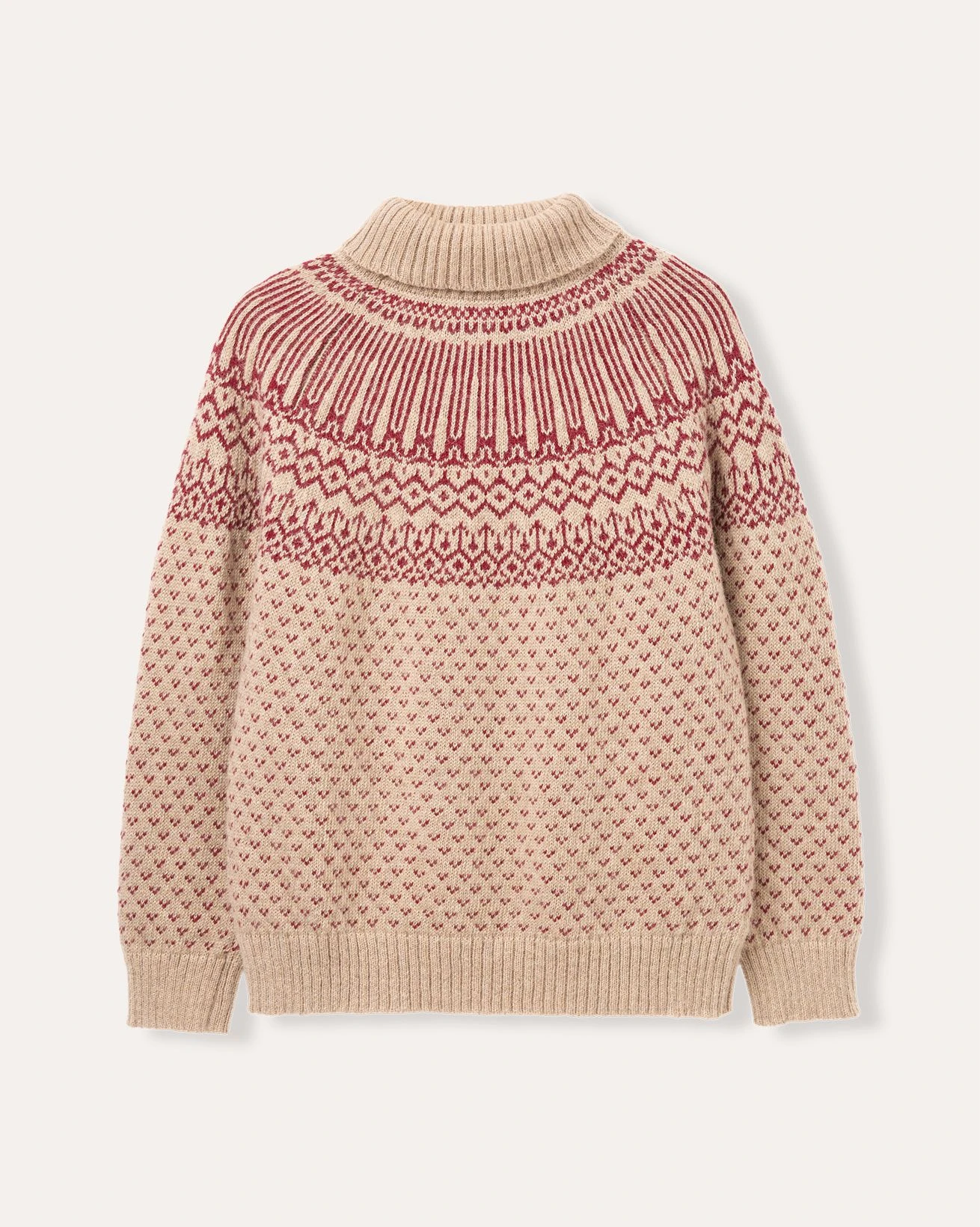 Heritage Fair Isle Roll Neck Sweater 4 Heritage Fair Isle Roll Neck Sweater - Image 2