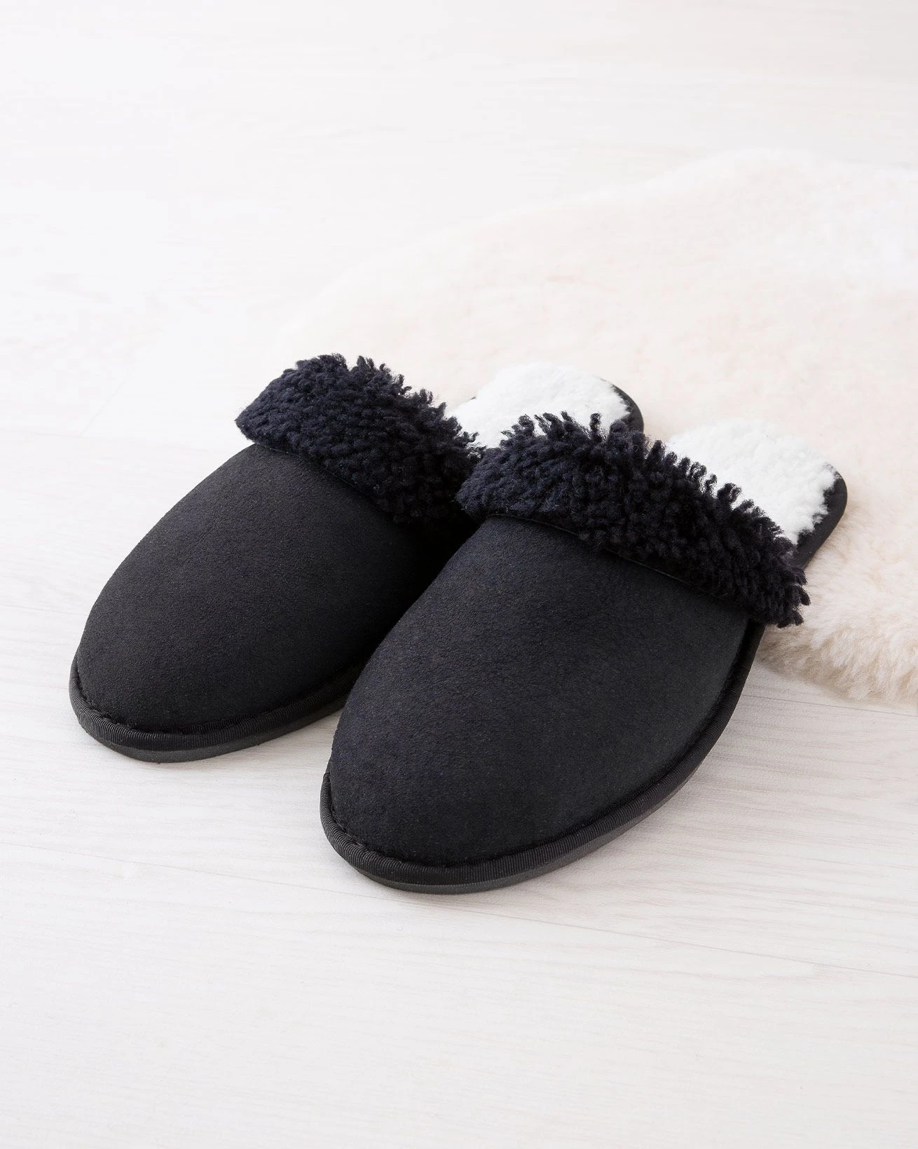 Men's Shearling Mules 3 Men's Shearling Mules