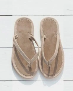 Nubuck & Suede Flip Flops