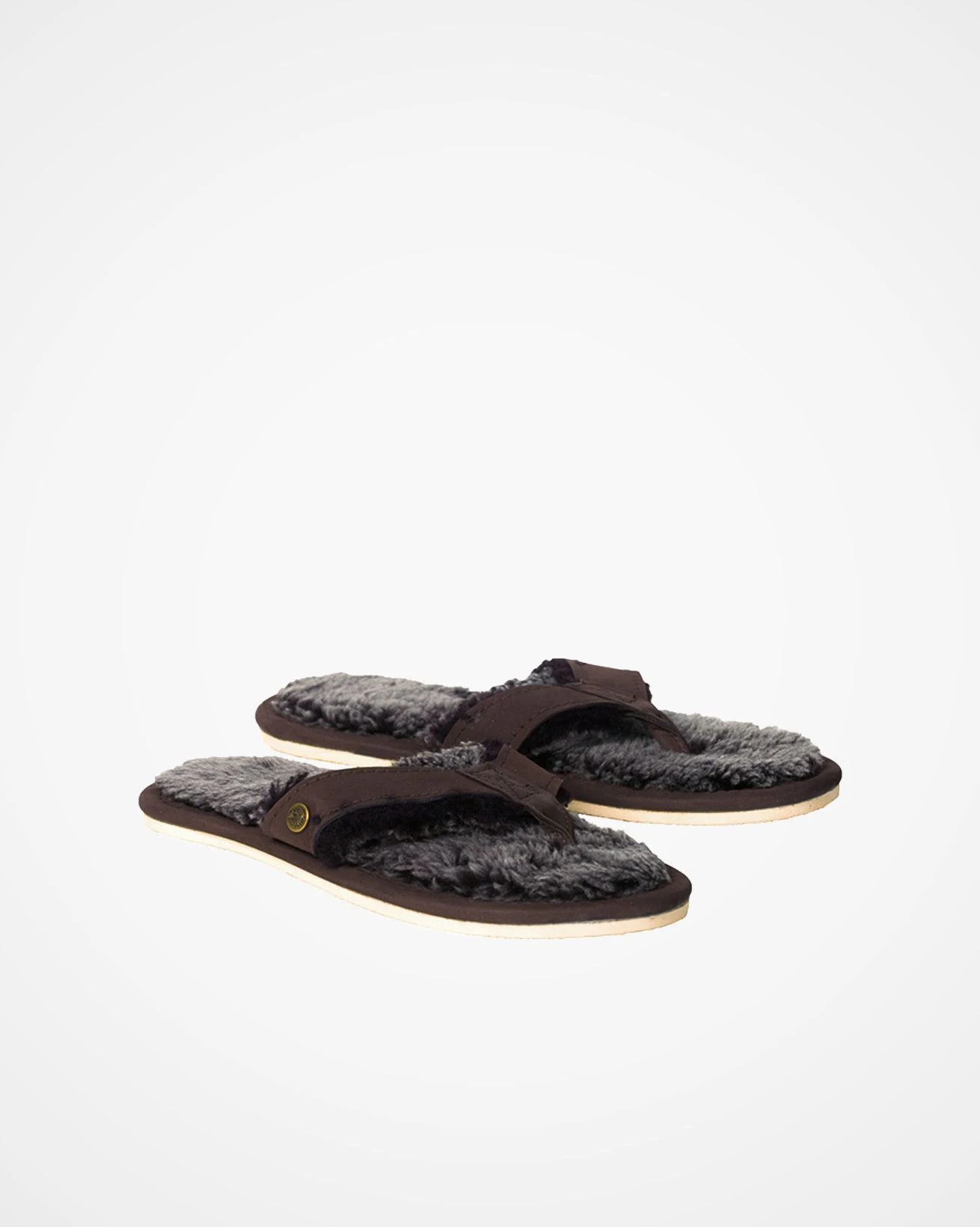 Ladies Shearling Flip Flops 4 Ladies Shearling Flip Flops - Image 2