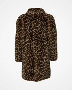 Leopard Print Shearling Coat -Celtic & Co 86289